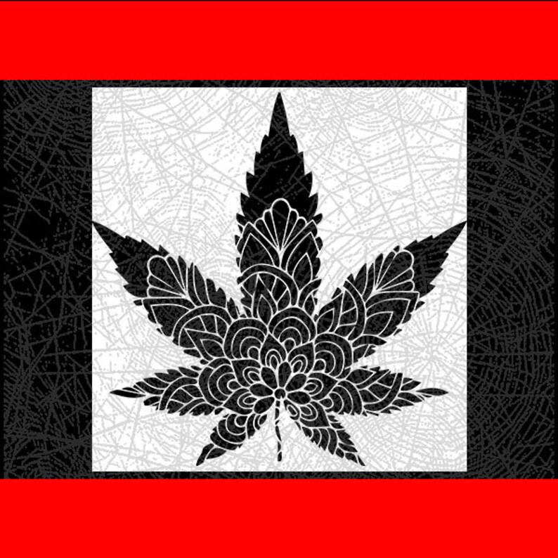 Download Mandala Marijuana Leaf Cut File Dxf Eps Pdf Png Svg Silhouette Cameo Cricut Design Art Collectibles Digital Prints Intellistall Com