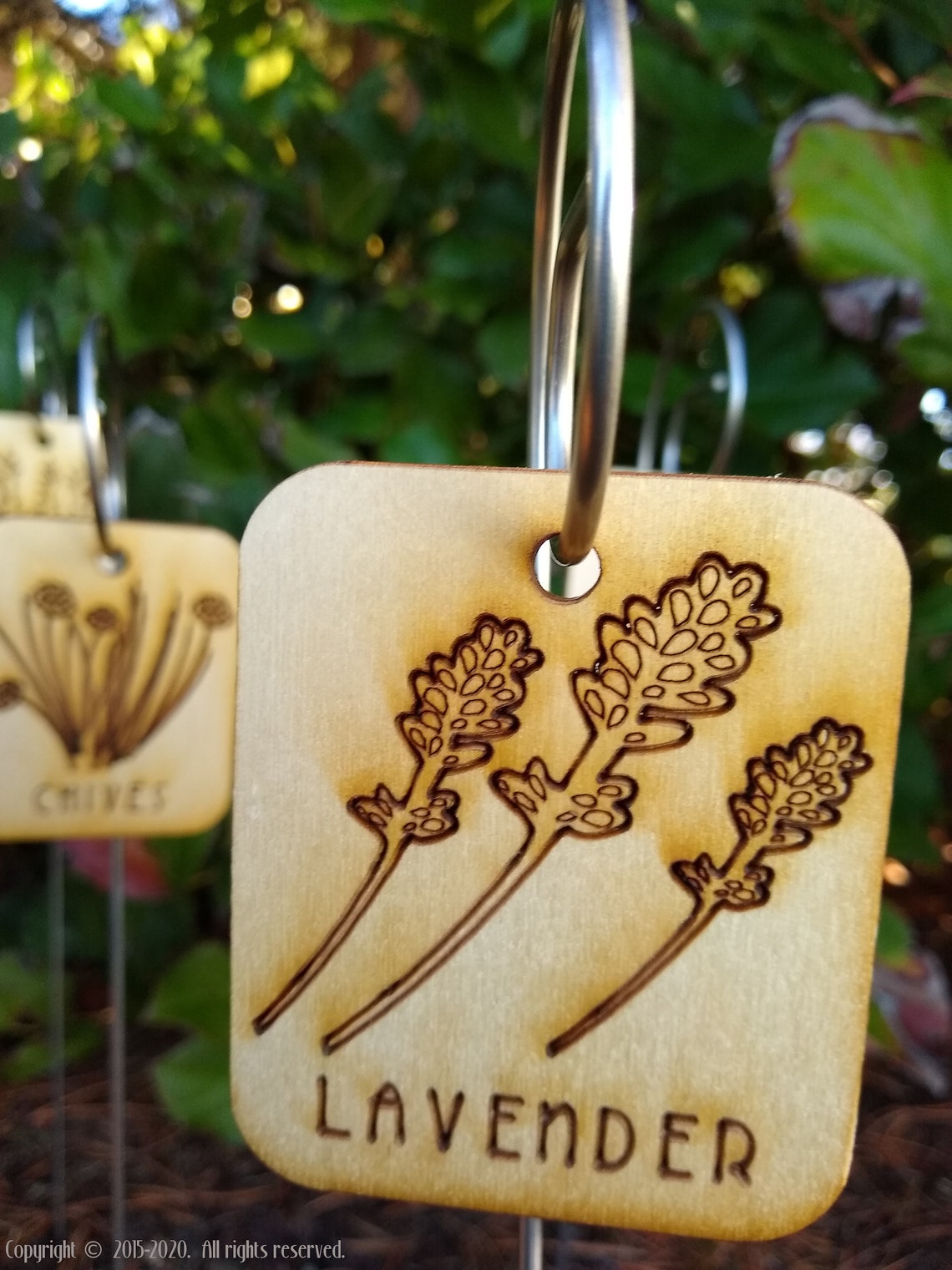 50 Garden Markers Laser Cut Laser Engraved Garden Labels Etsy