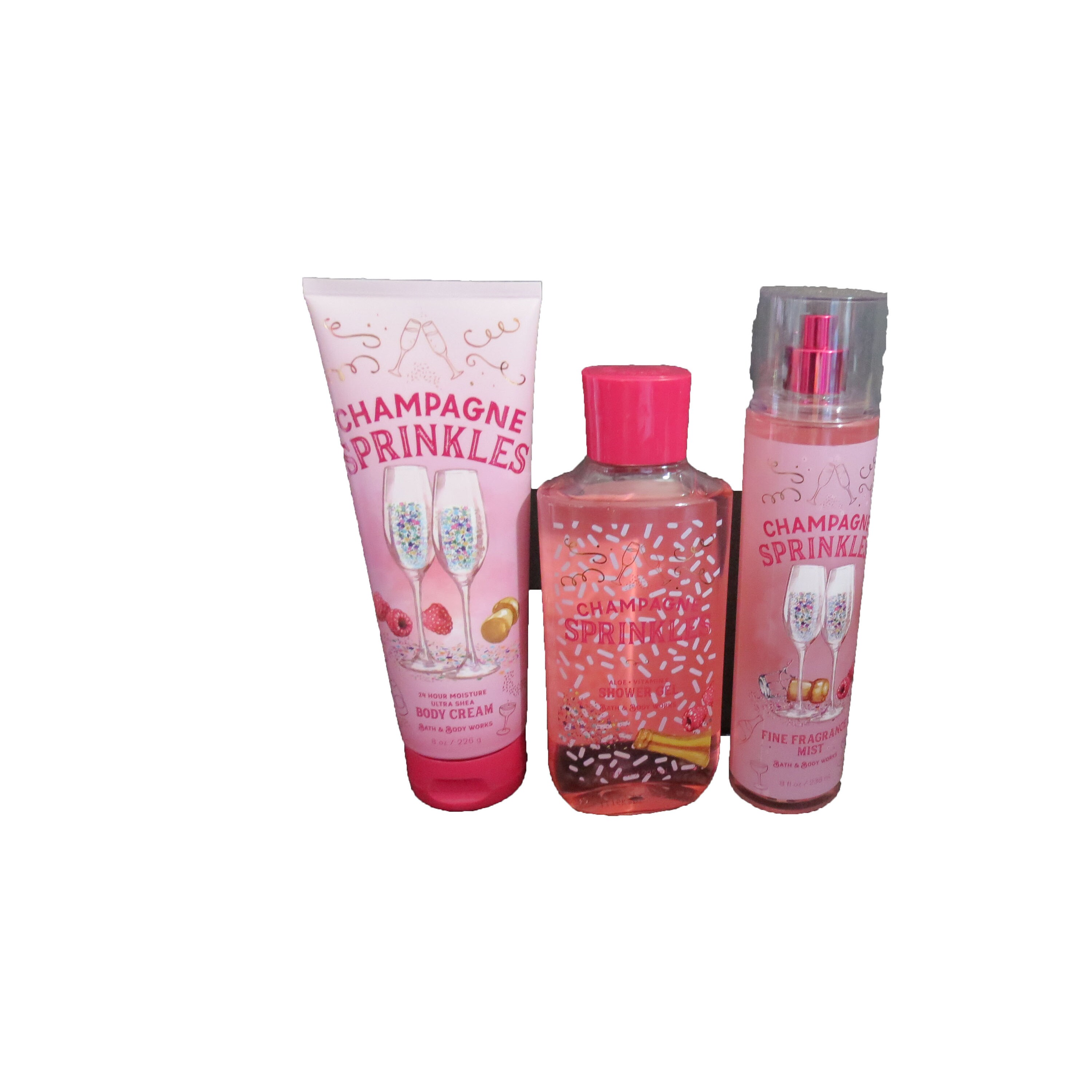 Bath & Body Works Champagne Sprinkles Body Cream Shower Gel Etsy