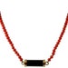 Manuela Manuela reviewed 18k Yellow Gold, Onyx, Coral beaded Necklace