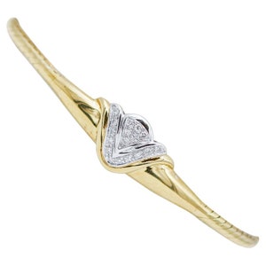 Diamonds, 18 Karat Yellow and White Gold Bracelet