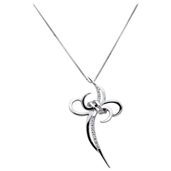 FEIKFEIZ Collana da donna con ciondolo in moissanite, diamanti coltivati in laboratorio da 2 CT, placcato in oro rosa 18 carati, regalo di gioielli, la collana è impermeabile