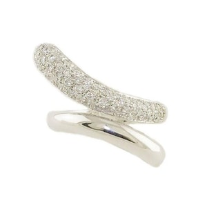 White Diamonds White Gold Ring
