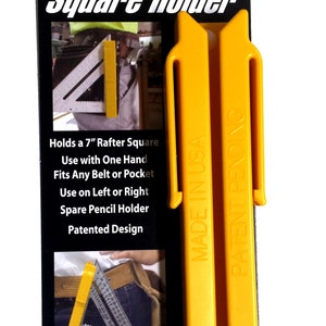 Belt Clip for your Speed Square or Rafter square