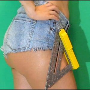 Speed Square Holder: Belt/Bench Rafter Square Holster, Made in the USA