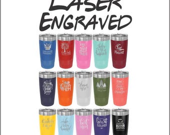 Personalized 20oz Tumbler | Laser Engraved Travel Mug | Custom Logo Cup | Corporate Gifts | Bulk Orders
