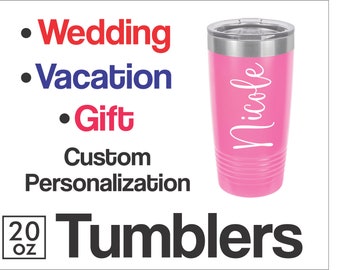 Personalized Tumbler, Custom Engraved Tumbler, Insulated Tumbler, Engraved Cup, Custom Tumbler Cup, 20oz Tumbler, Polar camel Tumbler