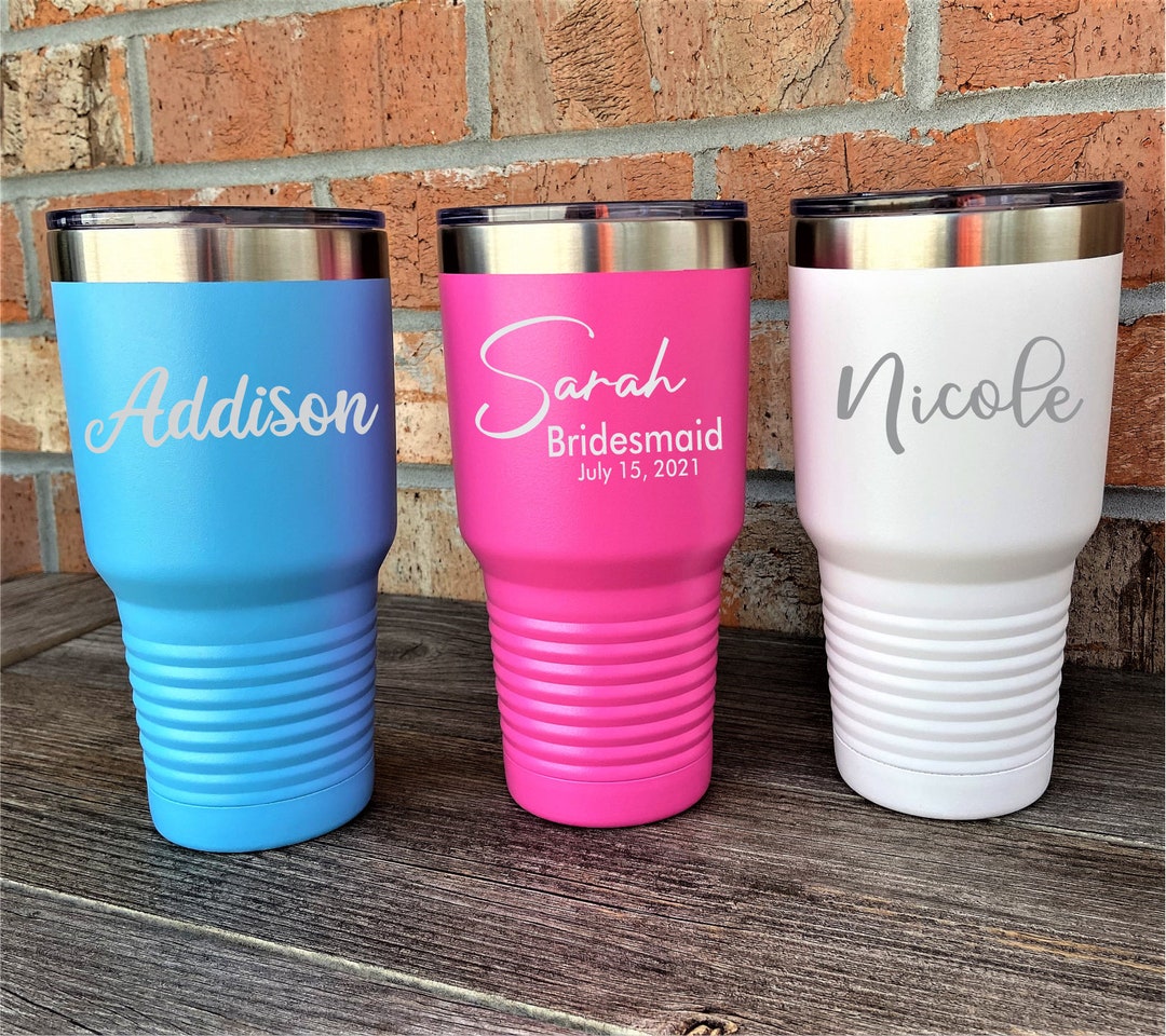 Personalized Custom Engraved Tumbler, Custom Tumbler, Insulated Tumbler