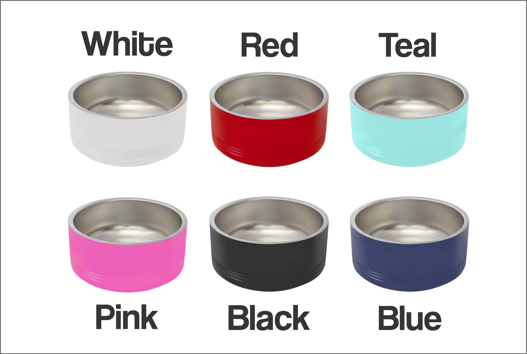 Custom Dog Bowl Personalized Pet Bowl Stainless Steel Pet Etsy