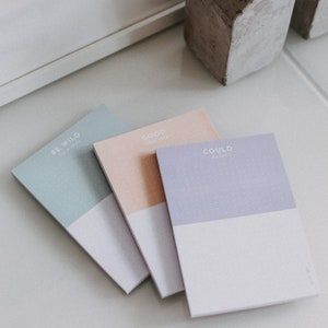 notepads »pastel« A6