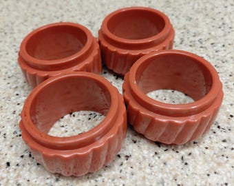 Set of 4 Vintage Dinner Napkin Rings