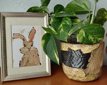 Framed Matted Art, Bunny Art