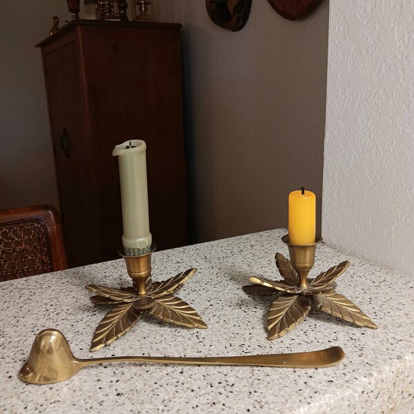 Flower Candle Snuffer Etsy