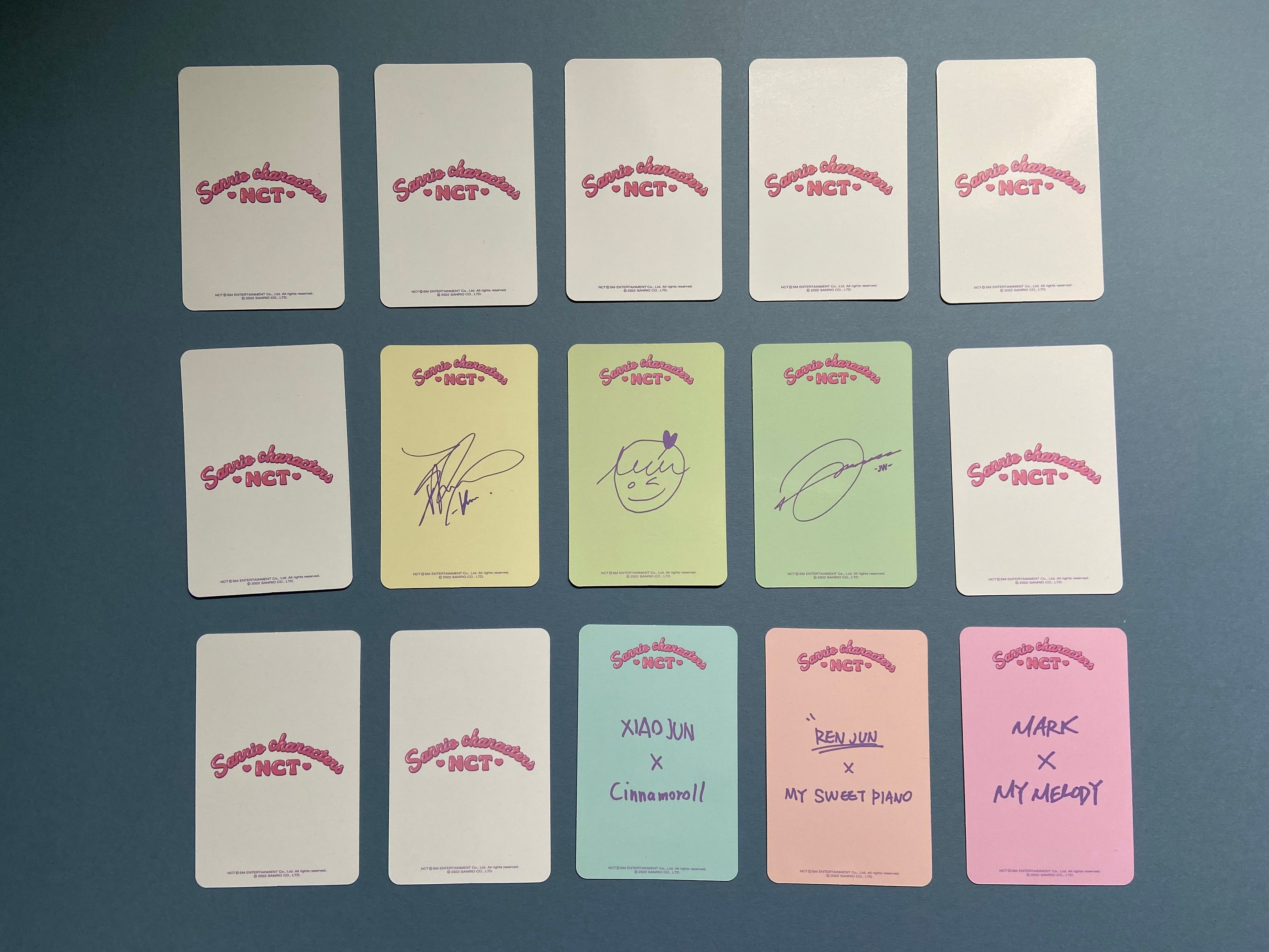 NCT X Sanrio Official Photocards Rare !reduced to Clear! - Etsy