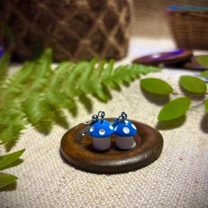 Handmade Mushroom earrings