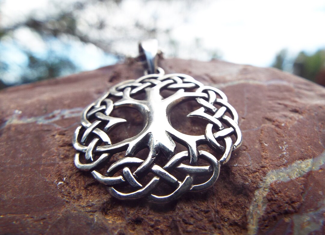 Tree of Life Pendant Sterling Silver 925 Handmade Celtic Necklace ...