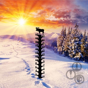 Snow Gauge/Moose/Weatherman/Snow Ruler/Snow Meter
