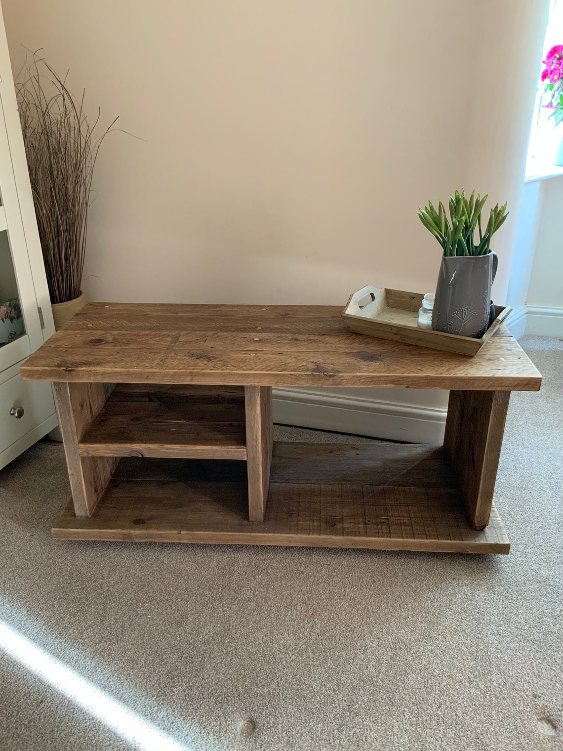Handmade Reclaimed Rustic Tv Unit Etsy UK