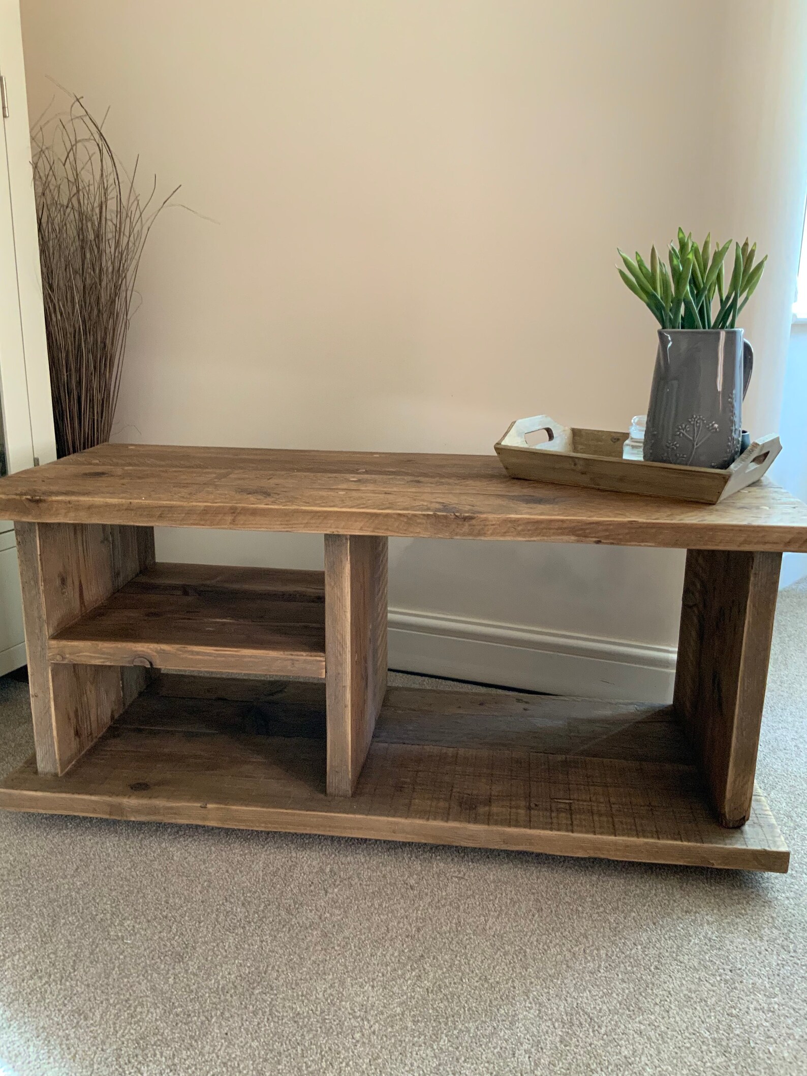 Handmade Reclaimed Rustic Tv Unit Etsy UK
