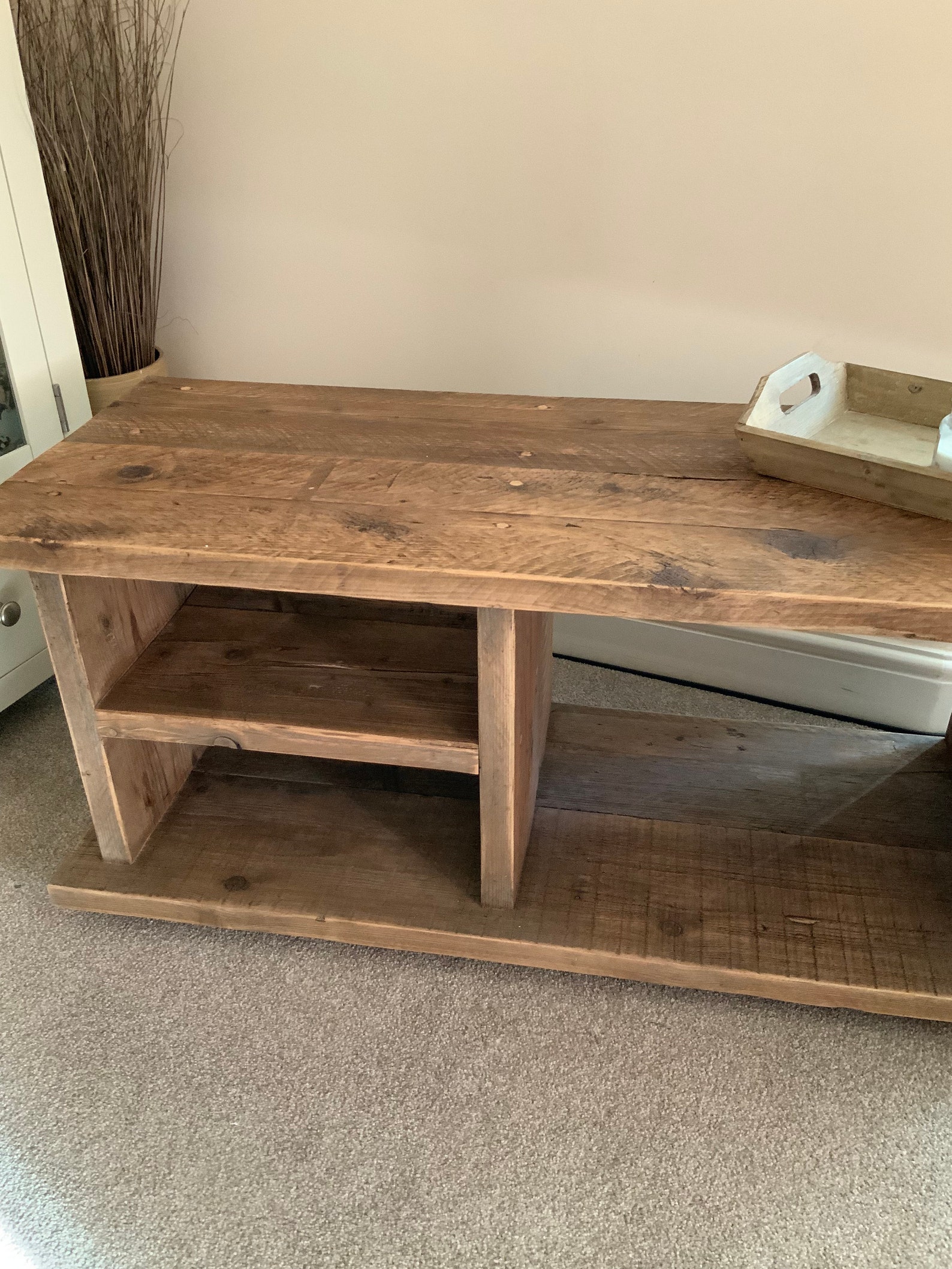 Handmade Reclaimed Rustic Tv Unit Etsy UK