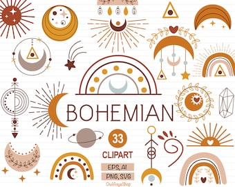 Boho Svg Etsy