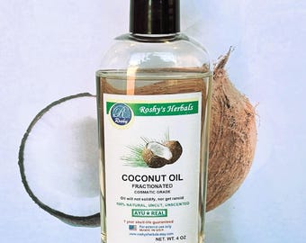 Aceite de coco fraccionado MCT: 113 g. Aceite natural, sin perfume, de alta calidad cosmética y muy ligero. Ideal para elaborar bálsamo labial, loción, aceite de masaje y jabón.
