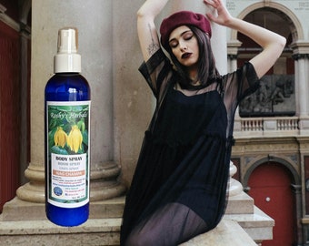 Nag Champa Body Spray, room/linen freshener, perfume, cologne & for car. 8 oz. natural therapeutic, strong sweet floral green note. Ownsome.