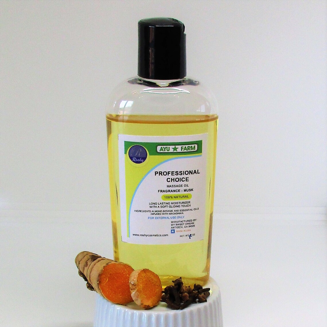 Professional Choice Massage Oil Turmeric Musk 4 oz. 100 Etsy