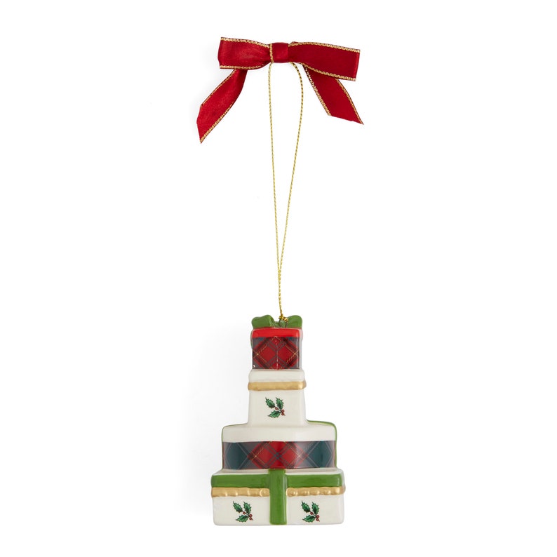 Spode Teddy Stacking Gifts Ornament