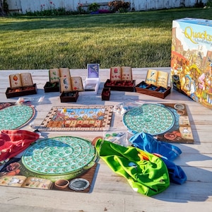Quacks of Quedlinburg + Herb Witches | Ingredients Storage Crates, Gameplay Aid, Card Holder | Quacks of Quedlinburg game NOT INCLUDED