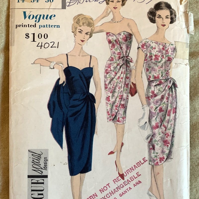 Vogue Patterns Vintage Etsy