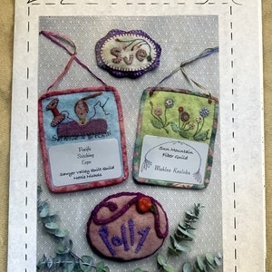 2007 Reets&#39; Rags to Stitches Pattern #RR118, Name Tags and Badge Holders, UNCUT