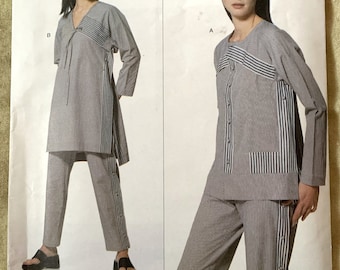 Vintage 1990&#39;s Vogue Pattern 2127, Designer Original, Issey Mikaye, Misses&#39; Top/Tunic/Pants, UNCUT/FF, Size 14 or Size 18