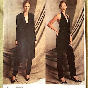 Vintage 2000&#39;s Vogue Pattern 2601, American Designer, Donna Karan New York, Misses&#39; Jacket/Pants/Bodysuit, UNCUT/FF, Size 14-16-18