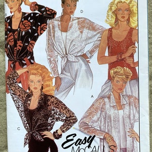 Vintage 1980&#39;s Easy McCall&#39;s Pattern 2260, Misses&#39; Shirts, UNCUT, Size A (6-8-10)