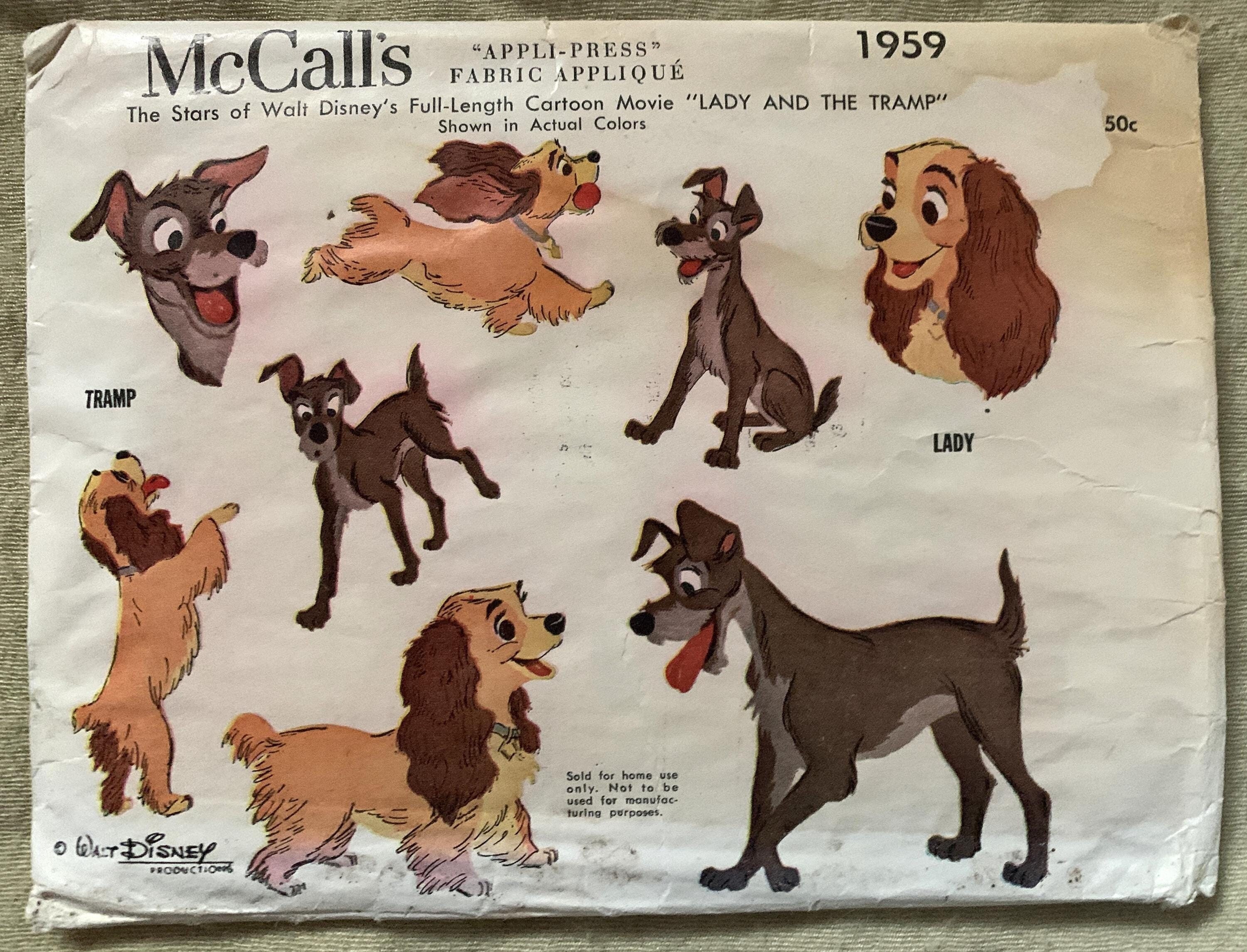 1950s Lady and the Tramp - Etsy