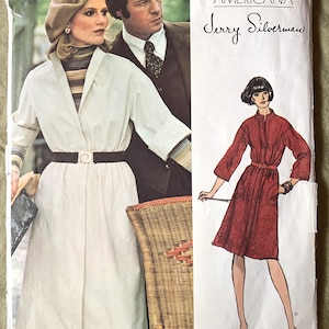 Vintage 1970&#39;s Vogue Pattern 1115, Vogue Americana, Jerry Silverman, Misses&#39; Dress , UNCUT, Size 12