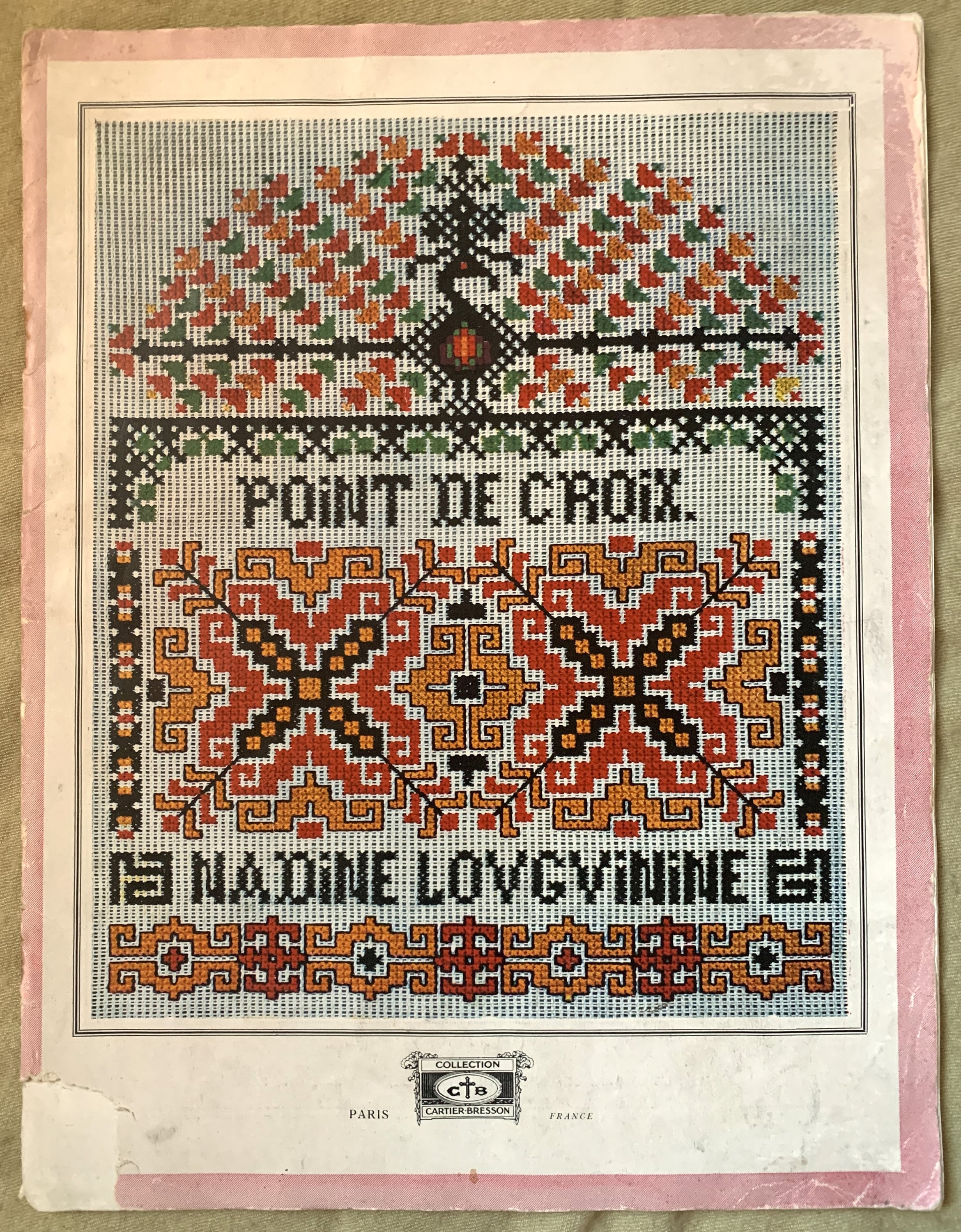Vintage Collection Cartier-bresson Booklet: Point De Croix (cross