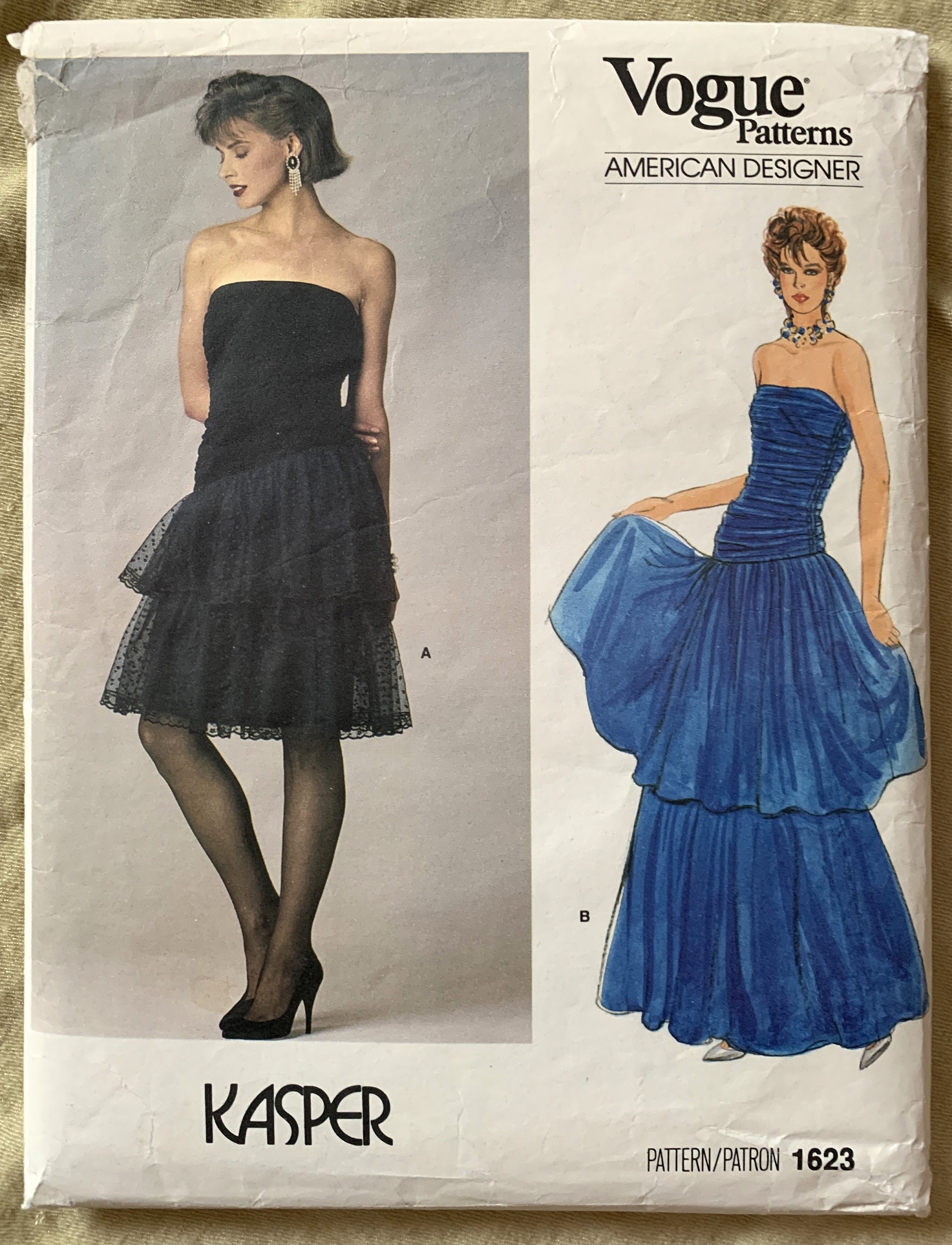 Incomplete 1980's Vogue Patterns - Etsy