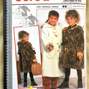 Vintage 1990&#39;s Burda Pattern 3433, Toddlers&#39; and Children&#39;s Jacket, UNCUT, Size 18m/2/3/4/5/6
