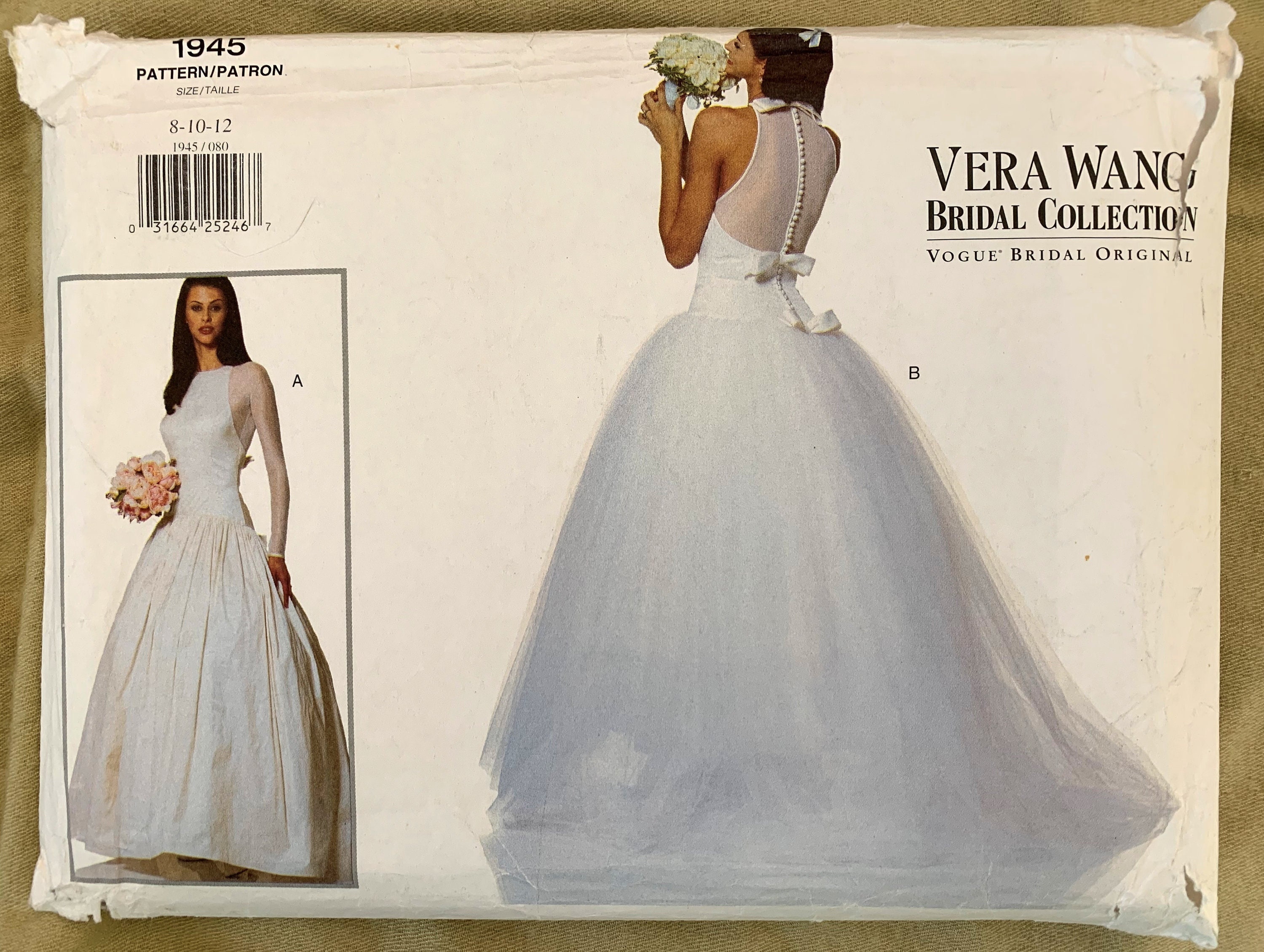 Vintage 1990's Vera Wang Bridal Collection Vogue's - Etsy
