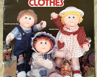 Vintage 1985 Easy to Sew BABY TOOTHIE CLOTHES Pattern Book