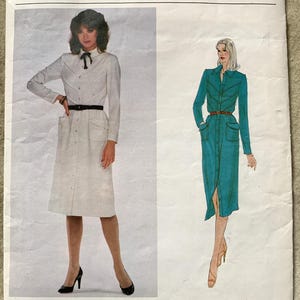 Vintage 1970&#39;s Vogue Pattern 2318, Designer Original, Belinda Bellville, Misses&#39; Dress, UNCUT/FF, Size 16