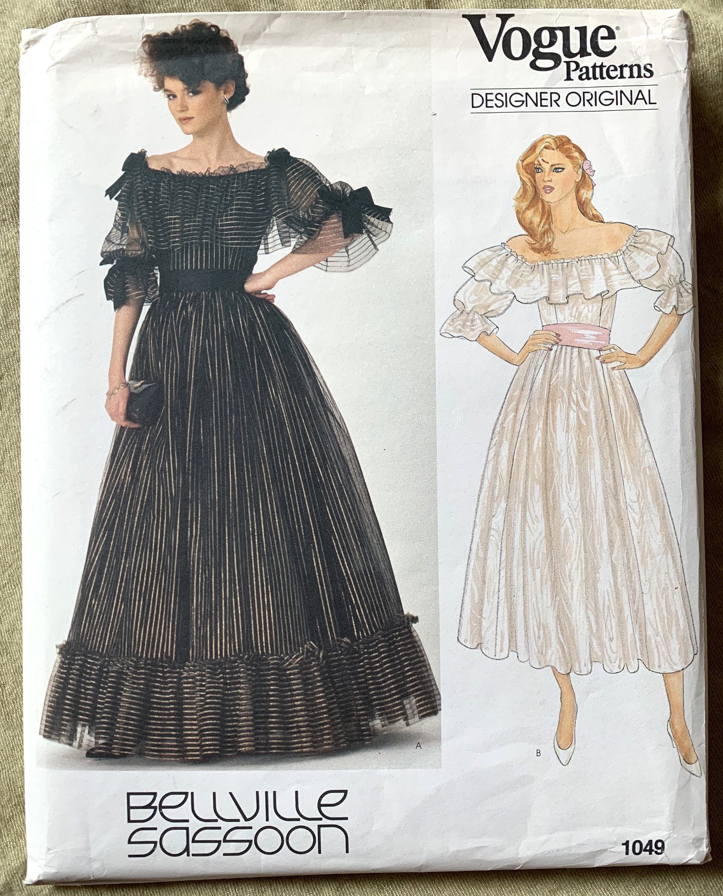 V9806 | Sz 14-16* | Very Easy Vogue 9806 Misses Retro 80s
