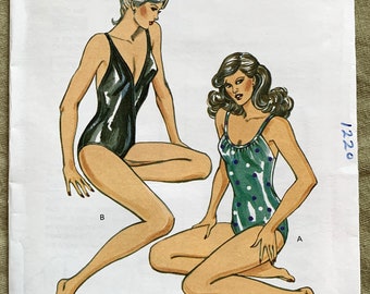 Vintage 1980's Kwik Sew Pattern 1625/1626, Misses' Swimsuit Vintage 1980's Kwik Sew Pattern 1625/1626, Misses' Swimsuit