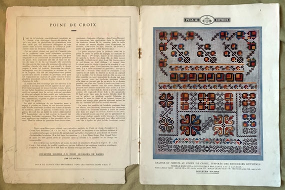 Vintage Collection Cartier-bresson Booklet: Point De Croix (cross