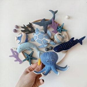 Under the sea baby mobile, Sea creature baby mobile, Ocean mobile for nursery, Baby shower gift, Congratulation pregnancy gift