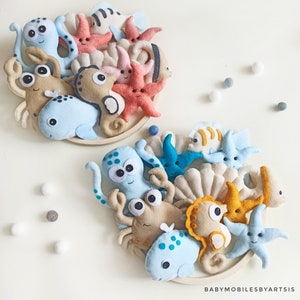 Ocean baby mobile, Under the sea mobile, Whale baby mobile, Nautical mobile, Octopus mobile baby, Sea creatures mobile