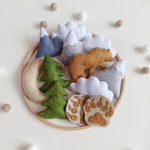 Woodland baby mobile for crib, Forest animals nursery decor, Woodland nursery mobile, Neutral mobile baby, Baby shower gift, New baby gift