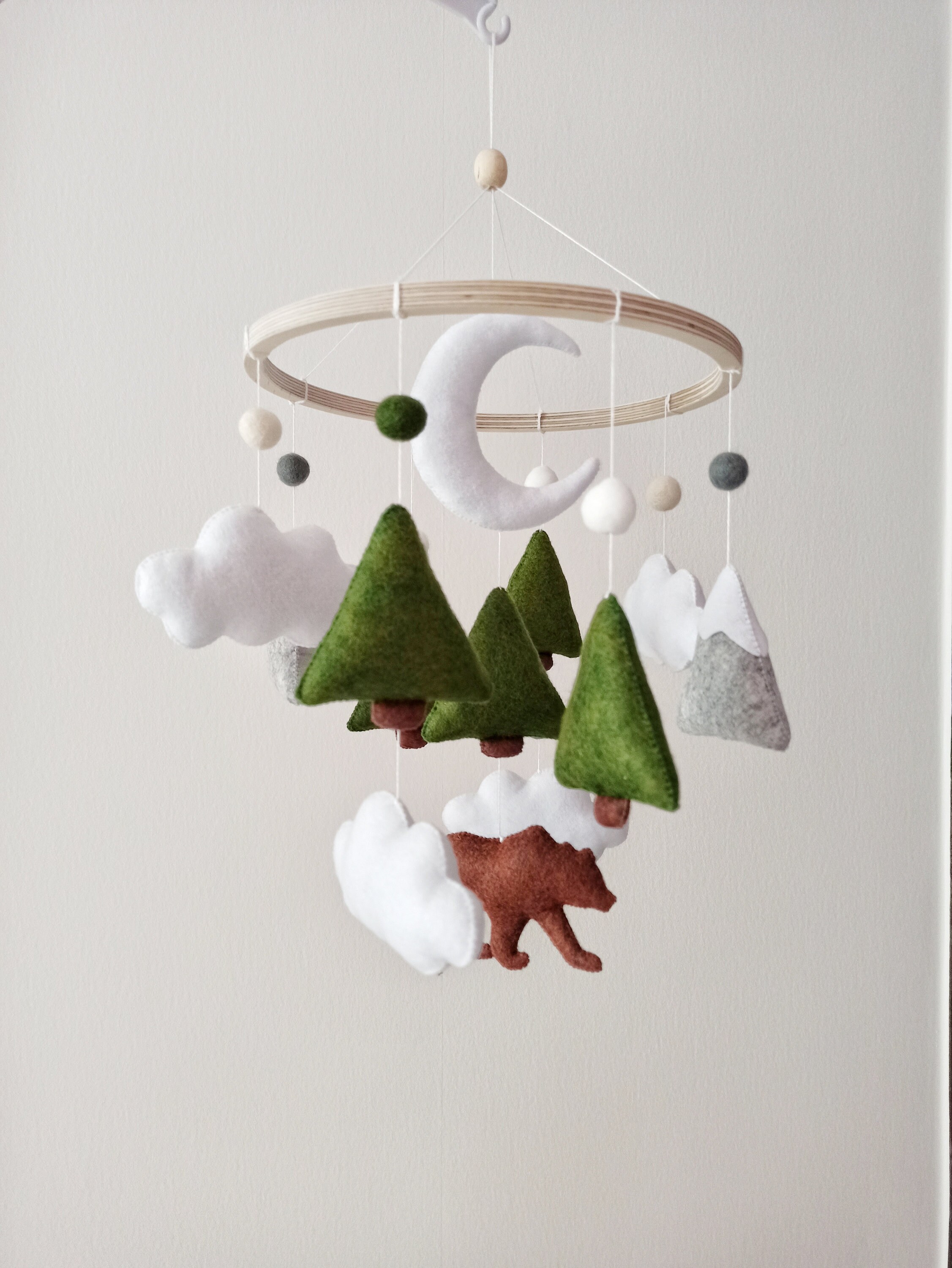 Waldbär Mobile Waldtiere Mobile Waldtiere Mobile Waldtiere Etsy.de